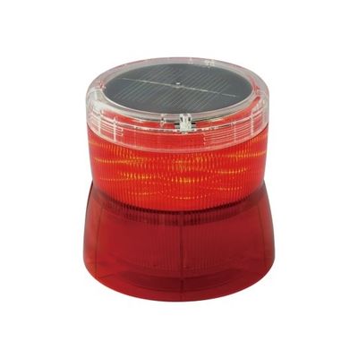 日惠製作所 ソーラー式回転灯 ニコソーラー(赤) バッテリータイプ VM10S-BR 1個 61-9997-41（直送品）