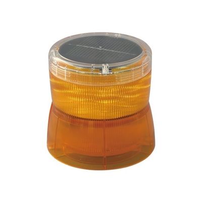 日惠製作所 ソーラー式回転灯 ニコソーラー(黄) バッテリータイプ VM10S-BY 1個 61-9997-42（直送品）