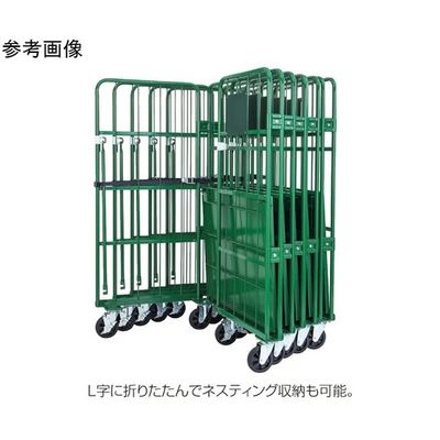 アズワン 店舗用ラスパレ 床板スチールタイプ扉無し W85cm 65-8119-64 1セット（直送品）