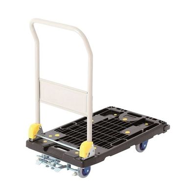 アズワン 中型静音樹脂台車中型台車 フットブレーキ付き 65-8119-69 1セット（直送品）