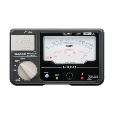 日置電機 アナログ絶縁抵抗計(3レンジ) IR4032ー10 書類3点付 IR4032-10SYORUI3TENTUKI 1台（直送品）