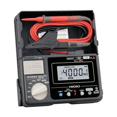 日置電機 太陽光発電システム用絶縁抵抗計 IR4053ー10 書類3点付 IR4053-10SYORUI3TENTUKI 1台（直送品）