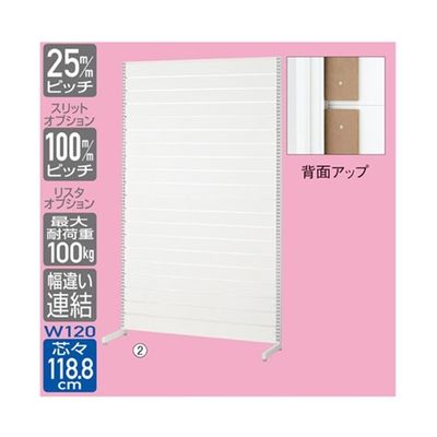 アズワン リスタプラス 壁面タイプ W120×H210cm 本体 ホワイト 65-8768-85 1台（直送品）