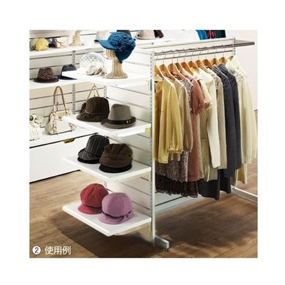 アズワン オプション エンドパネル リスタプラス中央両面タイプ用 ホワイト 65-8769-10 1台（直送品）