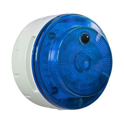 日惠製作所 電池式LED多目的警報器 ニコUFOmyobo(青) 車両搭載 接点 VK10M-B04NB-ST 1個 64-2541-20（直送品）