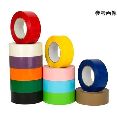 アズワン カラーOPPテープ 赤 52μ 48mm×100m 50巻 お得パック 65-6410-97 1箱(50巻)（直送品）