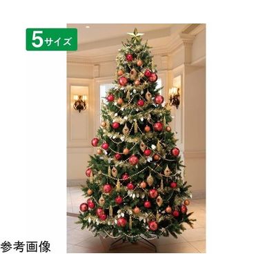 アズワン コンチネンタルクリスマスツリーセット レッド H300×W160cm 65-8114-80 1セット（直送品）