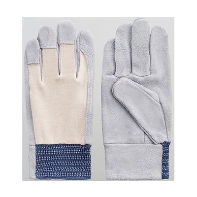 富士グローブ 牛床皮甲メリヤス手袋 L 1226 1ケース(10双) 64-8297-64（直送品）