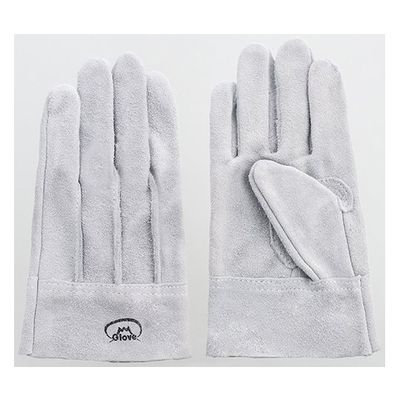 富士グローブ 牛床皮背縫手袋 ジャスト小さめ 1611 1ケース(10双) 64-8297-66（直送品）