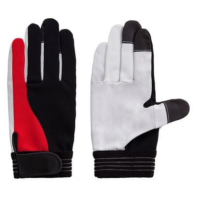 富士グローブ 国産牛皮手袋 ツートングリップ L 3646 1ケース(10双) 64-8297-80（直送品）