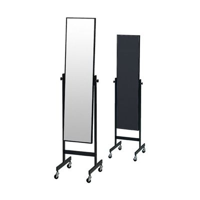 アズワン ローコストスチールミラー(鏡厚5mm)ブラック 65-8273-88 1セット（直送品）