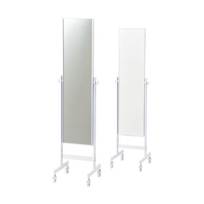 アズワン ローコストスチールミラー(鏡厚5mm)ホワイト 65-8273-89 1セット（直送品）