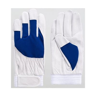 富士グローブ 豚本皮手袋 アスリート ブルー L 5872 1ケース(10双) 64-8297-17（直送品）