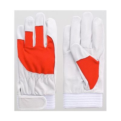 富士グローブ 豚本皮手袋 アスリート レッド M 5879 1ケース(10双) 64-8298-16（直送品）