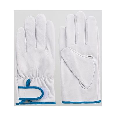 富士グローブ 豚本皮内綿マジック付手袋 白 M 5857 1ケース(10双) 64-8299-65（直送品）