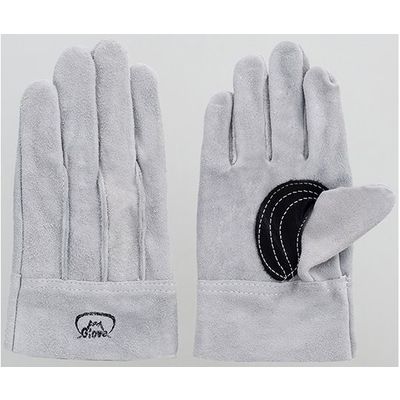 富士グローブ 牛床皮背縫手袋 #6黒当 L 1623 1ケース(10双) 64-8298-86（直送品）