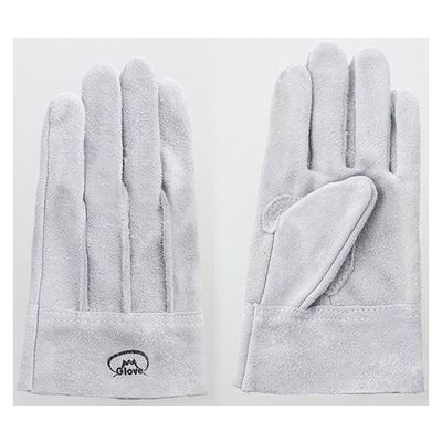 富士グローブ 牛床皮背縫手袋 #6フジマーク左手 L 1628 1ケース(10双) 64-8298-87（直送品）