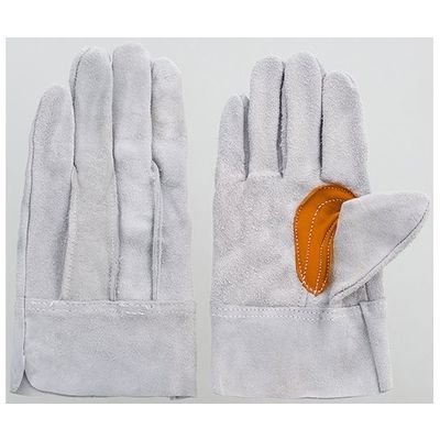 富士グローブ 牛床皮背縫手袋 #60黄当 L 1715 1ケース(10双) 64-8298-89（直送品）