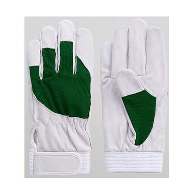 富士グローブ 豚本皮手袋 アスリート グリーン M 5887 1ケース(10双) 64-8299-69（直送品）