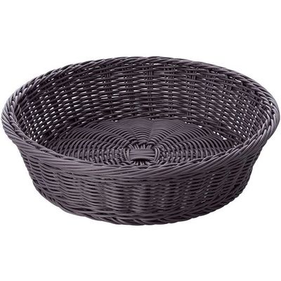 アズワン PP製丸型バスケット ダークブラウン 65-8868-06 1個（直送品）