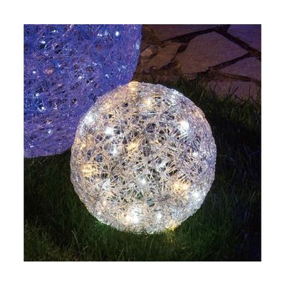 アズワン LEDプリンセスボールライト 【屋外使用可/コントロール不可】小 ゴールド 65-8117-42 1セット（直送品）