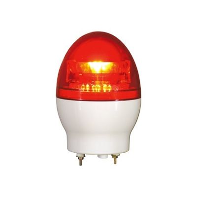 日惠製作所 LED回転灯φ118 ニコフラッシュF(赤) DC24V VL11F-D24NR 1個 61-9996-51（直送品）