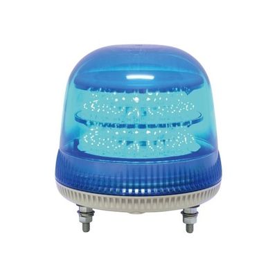 日惠製作所 LED回転灯φ170 ニコモア(青) AC/DC24V VL17M-024AB 1個 61-9996-80（直送品）