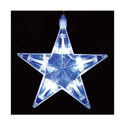 アズワン LED6連モチーフカーテンライト 61球【屋外使用可/コントロール可】ブルーホワイト 65-8116-45 1セット（直送品）