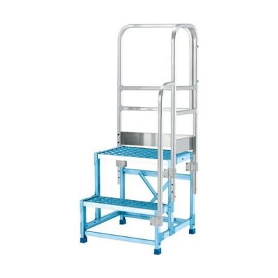 アルインコ 作業台CSBCー266S用 正面付片手すりセット CSBT26BL 1セット 64-5000-15（直送品）