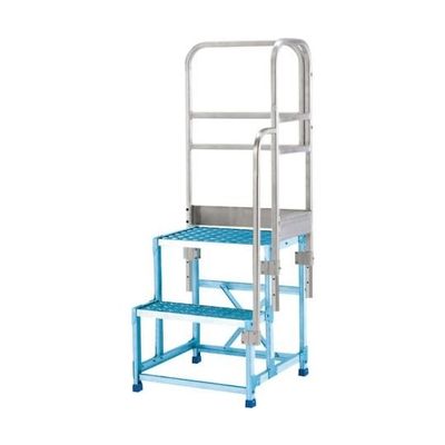 アルインコ 作業台CSBCー276S用 正面付片手すりセット CSBT27BL 1セット 64-5000-17（直送品）