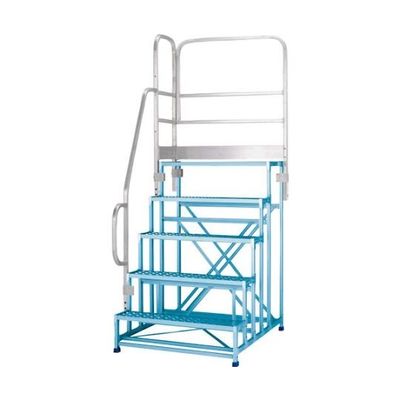 アルインコ 作業台CSBCー5151S用 正面付片手すりセット CSBT5BL 1セット 64-5000-29（直送品）