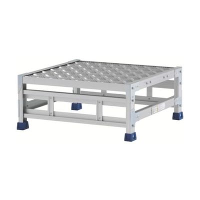 アルインコ 作業台 金具SUS仕様 天板寸法600×600mm 高0.25m CMT126WS 1台 61-8746-16（直送品）