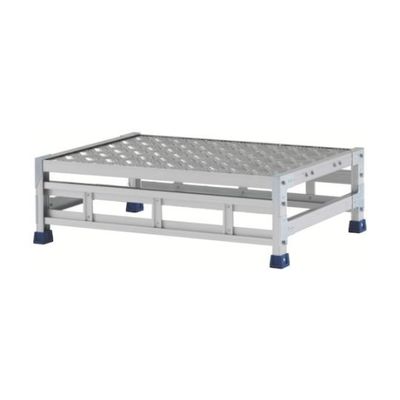 アルインコ 作業台 金具SUS仕様 天板寸法800×600mm 高0.25m CMT128WS 1台 61-8746-18（直送品）