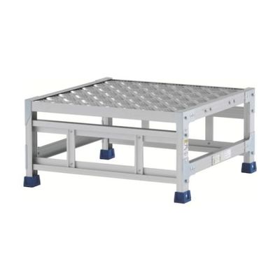 アルインコ 作業台 金具SUS仕様 天板寸法600×600mm 高0.3m CMT13WS 1台 61-8746-26（直送品）