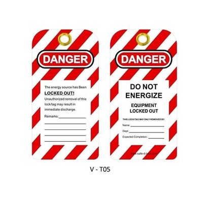 マブチ・エスアンドティー ロックアウトタグ(通電しないでください) 10パック V-T05-J 1箱(10パック) 64-5185-22（直送品）