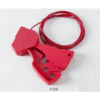 マブチ・エスアンドティー ハンディケーブルロックアウト 4個入り V-CL6-J 1箱(4個) 64-5185-44（直送品）