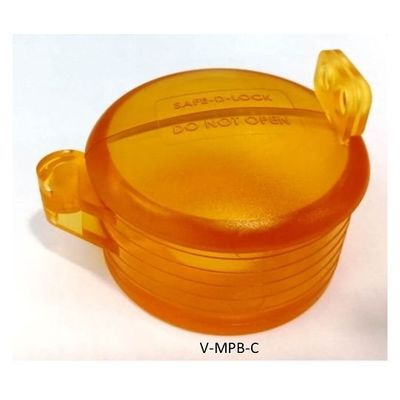 マブチ・エスアンドティー 緊急停止ボタンロックアウト 10個入り V-MPB-C-J 1箱(10個) 64-5185-59（直送品）