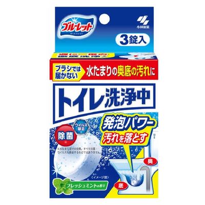 小林製薬 ブルーレットトイレ洗浄中3錠フレッシュミントの香り 4987072086872 1セット(3個×10点セット)（直送品）