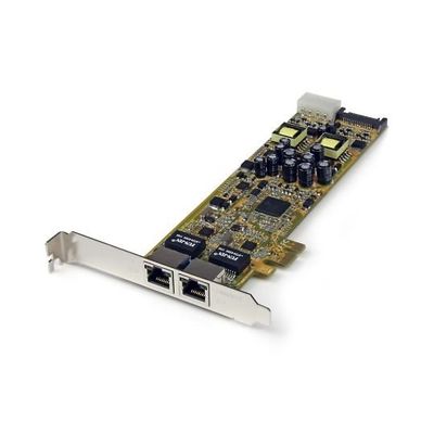2ポートギガビットイーサネット増設PCI ExpressネットワークアダプタLANカード PoE/PSE対応 ST2000PEXPSE 1個（直送品）