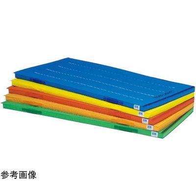 トーエイライト 連結式スポンジマット 裏すべり止め付 90×180×5cm オレンジ T1118V 1枚 65-0542-05（直送品）