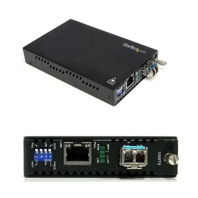 光メディアコンバーター ギガビットイーサネット対応 光ファイバ2芯LC マルチモード LCコネクタ 最大550m延長 ET91000LC2（直送品）