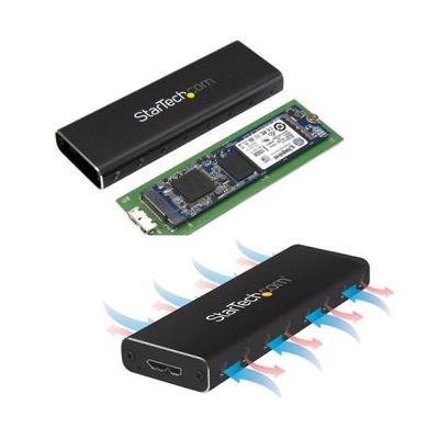 StarTech.com USB 3.0接続M.2 SATA SSDケース UASP対応 SM2NGFFMBU33 1個（直送品）