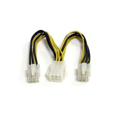 StarTech.com PCI Express電源分岐ケーブル 15cm PCIEXSPLIT6 1個 65-1898-56（直送品）