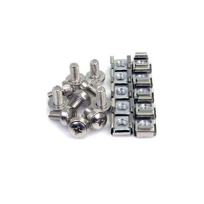 StarTech.com サーバーラックおよびキャビネット用M6ネジとケージナット 100セット CABSCREWM62 1個（直送品）