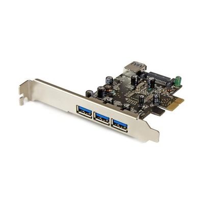 StarTech.com USB 3.0 4ポート増設PCI Expressカード PEXUSB3S42 1個 65-1896-50（直送品）