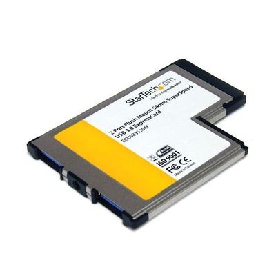 USB 3.0 2ポート増設用ExpressCard/54 アダプタカード UASP対応 ECUSB3S254F 1個（直送品）