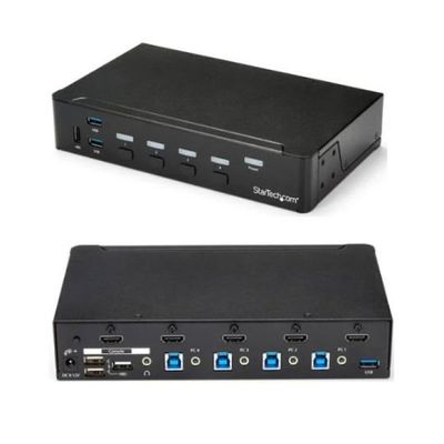 4ポートHDMI KVMスイッチ 1920x1200/1080p対応 3ポートUSB 3.0ハブ搭載 SV431HDU3A2 1個（直送品）