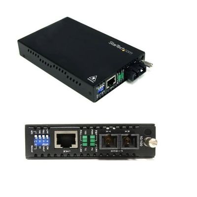 StarTech.com 光メディアコンバータ 光ファイバ2芯SC マルチモード 最大2km延長 ET90110SC2 1個（直送品）