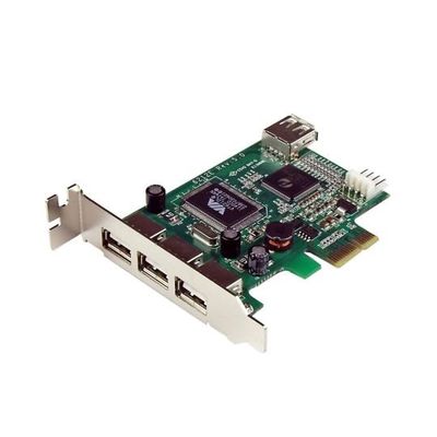 StarTech.com USB 2.0 4ポート増設PCI Expresカード ロープロファイル対応 PEXUSB4DP 1個（直送品）