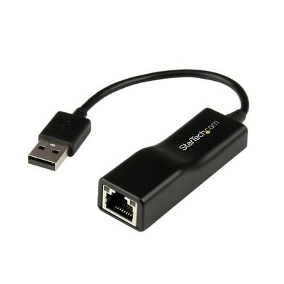 StarTech.com USB 2.0有線LANアダプタ 10/100Mbps対応 USB2100 1個 65-1896-06（直送品）